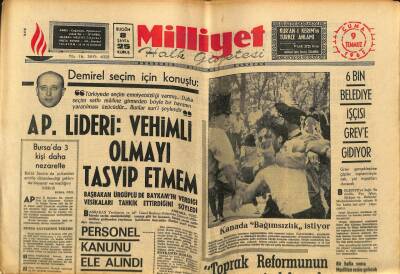 Milliyet Halk Gazetesi 9 Temmuz 1965 -Sahte Pasaport Satan Dört Kişi Yakalandı GZ79129 - 1