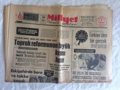 Milliyet Halk Gazetesi 9 Temmuz 1971 - Körler Meslek Sahibi Olacak GZ73587 - 1