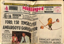 Milliyet Halk Gazetesi 9 Temmuz 1975 - Uğur Dündarda TRTden Ayrıldı GZ70561 - 1