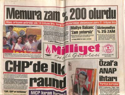 Milliyet Halk Gazetesi 9 Temmuz 1992 - Madamın Dili Pariste Çözüldü GZ90906 - 1