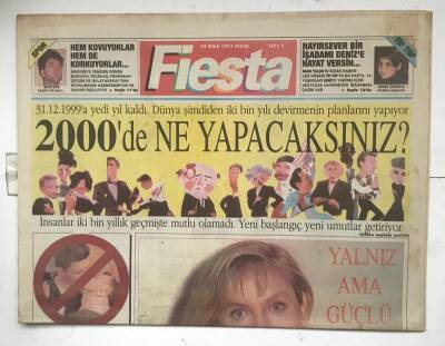 Milliyet Halk Gazetesi Fiesta Eki 24 Ocak 1993 - Mankenlerin Öteki Yüzü GZ8003 - 1