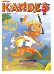 Milliyet Kardeş Dergisi Haziran 1989 Sayı: 87 - Kent Şeker Reklamı (Topi Top - Bonibon - Jelibon) NDR99348 - Gökçekoleksiyon