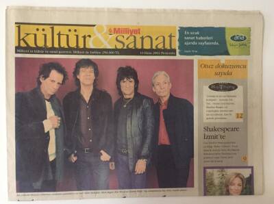 Milliyet Kültür -Sanat Gazetesi 10 Ekim 2002 - Tiyatroda Bir Yaşar Kemal Klasiği GZ11119 - 1