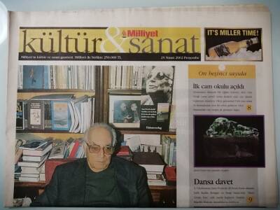 Milliyet Kültür-Sanat Gazetesi 25 Nisan 2002 Yaşar Kemal Ve Son Kitabı -GZ33471 - 1