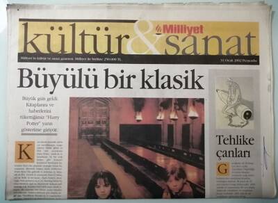 Milliyet Kültür-Sanat Gazetesi 31 Ocak 2002 Büyülü Bir Klasik -GZ33470 - 1