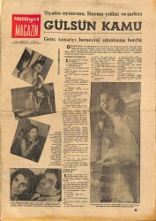 Milliyet Magazin Dergisi 16 Mart 1965 - Zehir Hafiye Çizgiromanı NDR69244 - Gökçekoleksiyon
