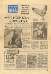 Milliyet Magazin Dergisi 3 Nisan 1965 - Zehir Hafiye Çizgiromanı NDR69236 - Gökçekoleksiyon