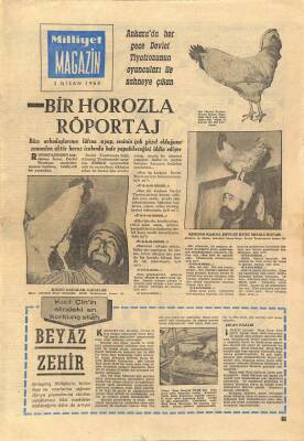 Milliyet Magazin Dergisi 3 Nisan 1965 - Zehir Hafiye Çizgiromanı NDR69236 - 1