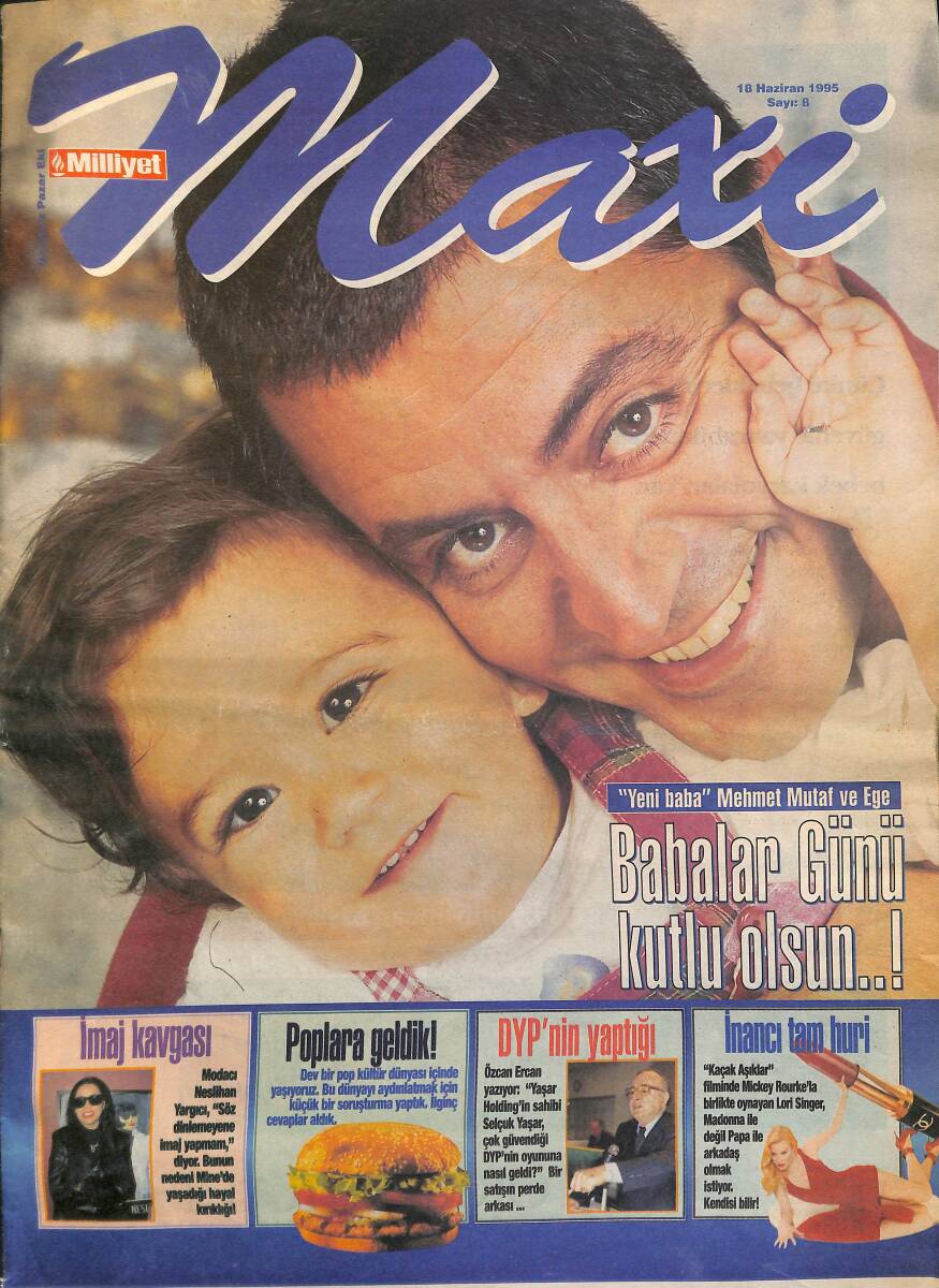 Milliyet Maxi Dergisi 18 Haziran 1995 Sayı: 8 - Modacı Neslihan Kavgacıdan, İmaj Kavgası NDR99509 - 1