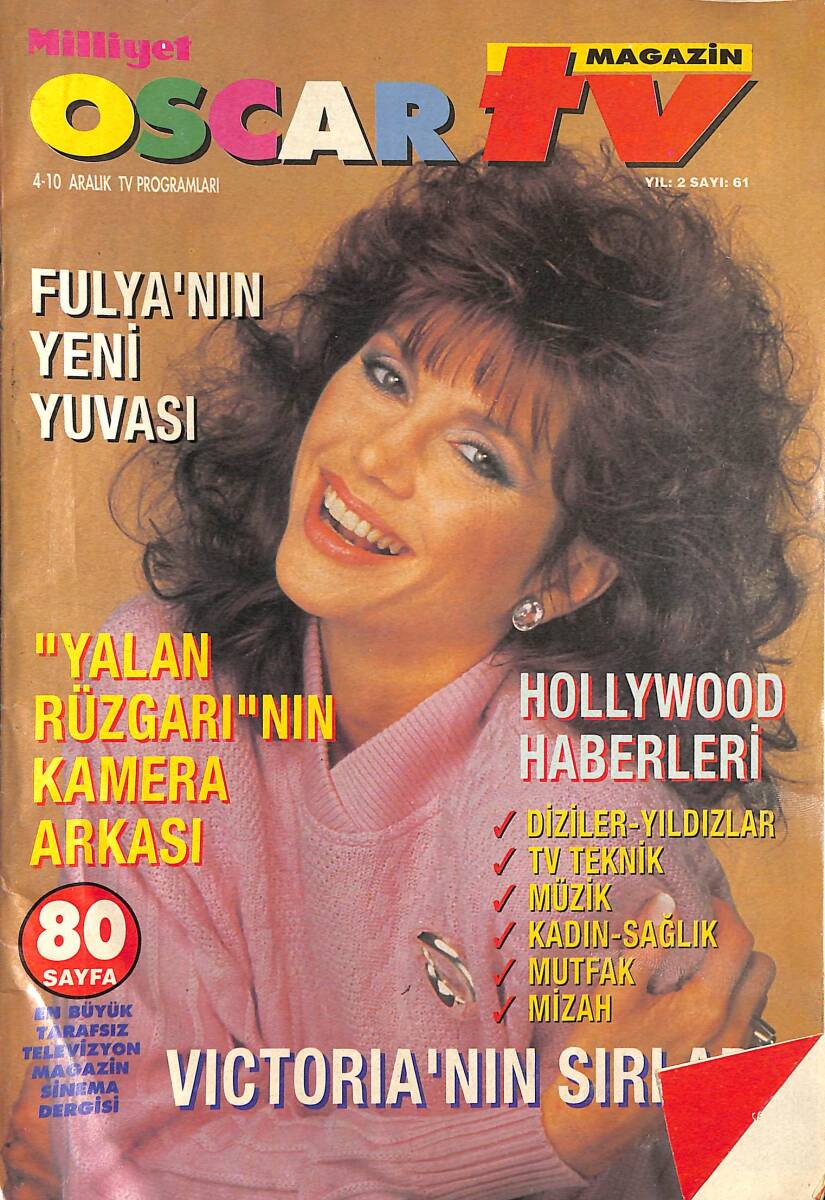 Milliyet Oscar TV Dergisi 4-10 Aralık Sayı : 61 - Fulya'nın Yeni Yuvası NDR89170 - 1