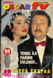 Milliyet Oscar Tv Sayı 74 5-11 Mart 1994 - Kapak Temel İle Fadime - Korhan Abay - Sharon Stone - Körebe, Türkan Şoray - Gökhan Kırdar-Joan Severence NDR68914 - Gökçekoleksiyon