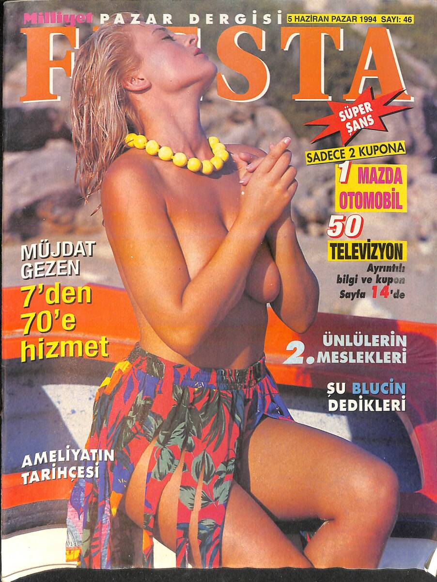 Milliyet Pazar Dergisi 5 Haziran 1994 Sayı: 46-İbrahim Tatlıses'in Lahmacun Dükkanları Büyük İlgi Görüyor-Ajda Pekkan'ın Hayranları Metresi Kıskanıyor NDR93087 - 1