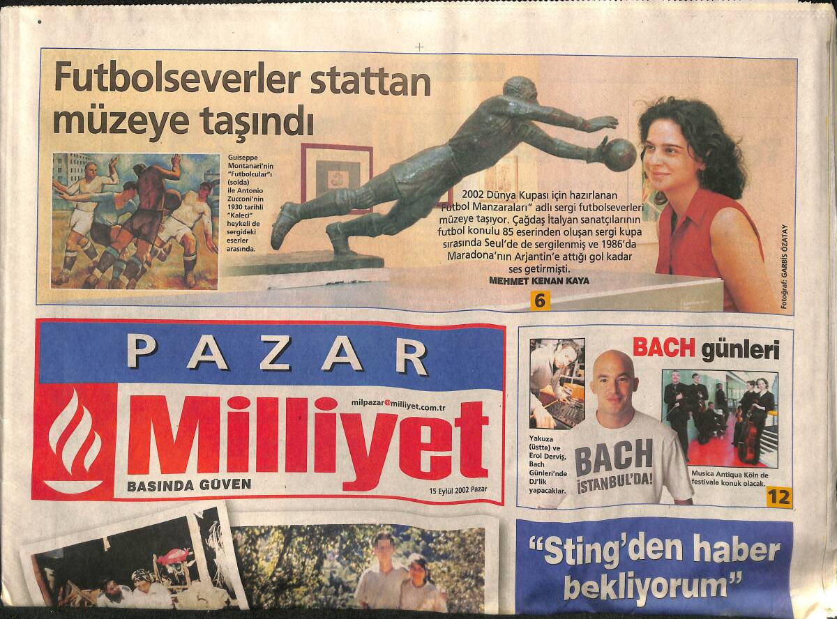 Milliyet Pazar Gazetesi 15 Eylül 2002 - Pınar Altuğ: Bir Süs Bebeği Gibi Görünmekten Kaçındım GZ157410 - 1