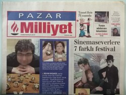 Milliyet Pazar Gazetesi 19 Eylül 2004 Sinema Severlere 7 Farklı Festival - GZ44865 - 1