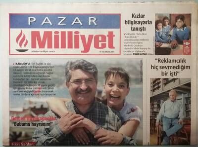 Milliyet Pazar Gazetesi 19 Haziran 2005 Bu Sohbette 50 Yılın Anıları Var -GZ33247 - 1