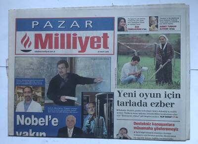 Milliyet Pazar Gazetesi 20 Mart 2005 - Nobele Yakın Türk Bilim Adamları GZ8581 - 1