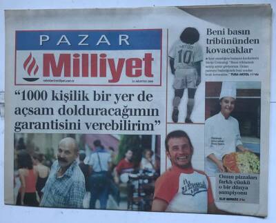 Milliyet Pazar Gazetesi 22 Ağustos 2004 - Pamuk Tarlasından Rock Festivaline GZ8552 - 1