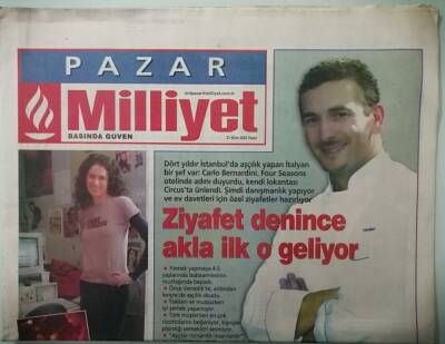 Milliyet Pazar Gazetesi 27 Ekim 2002 Gündüz Gazeteci Gece Rockçı -GZ37423 - 1
