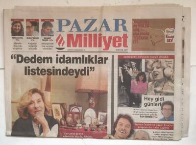 Milliyet Pazar Gazetesi 30 Eylül 2007 - İlber Ortaylı Anayasa Tarihimizin İki Dönüm Noktası 1876 Ve 1908 GZ7556 - 1
