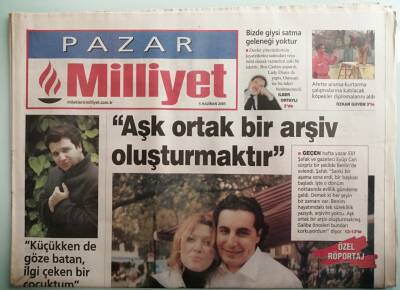 Milliyet Pazar Gazetesi 5 Haziran 2005 Şahan Gökbakar Hazır Yemek Sektörüyle Çok İyi Anlaşıyorum -GZ37690 - 1