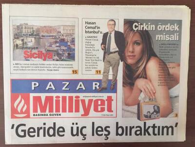Milliyet Pazar Gazetesi 7 Ocak 2001 - Cemil İpekçi Hayatının Ve Mesleğinin Sırlarını Açtı GZ6921 - 2