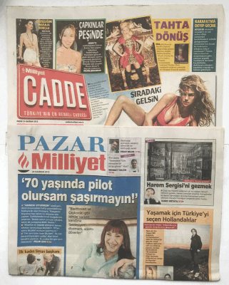 Milliyet Pazar Gazetesi Cadde Eki İle 24 Haziran 2012 - Yaşamak İçin Türkiyeyi Seçen Hollandalılar GZ5864 - 1