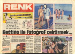 Milliyet Renk Gazetesi 5 Kasım 1985 - Nükhet Duru ve Sibel Egemen Eski Takılarını Yeniliyorlar GZ3371 - Gökçekoleksiyon