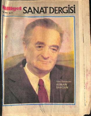 Milliyet Sanat Dergisi 4 Ocak 197 Sayı61 Yılın Sanatçısı, Adnan Saygun NDR81882 - 1