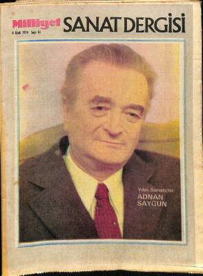 Milliyet Sanat Dergisi Sayı 61 4 Ocak 1974 - Yılın Sanatçısı, Adnan Saygun NDR69232 - 1