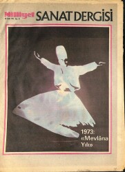 Milliyet Sanat Dergisi SAYI58, 14 ARALIK 1973 - 1973 MEVLANANIN YILI DRG1444 - Gökçekoleksiyon