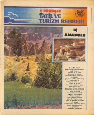 Milliyet Tatil Ve Turizm Rehberi İç Anadolu NDR83294 - 1