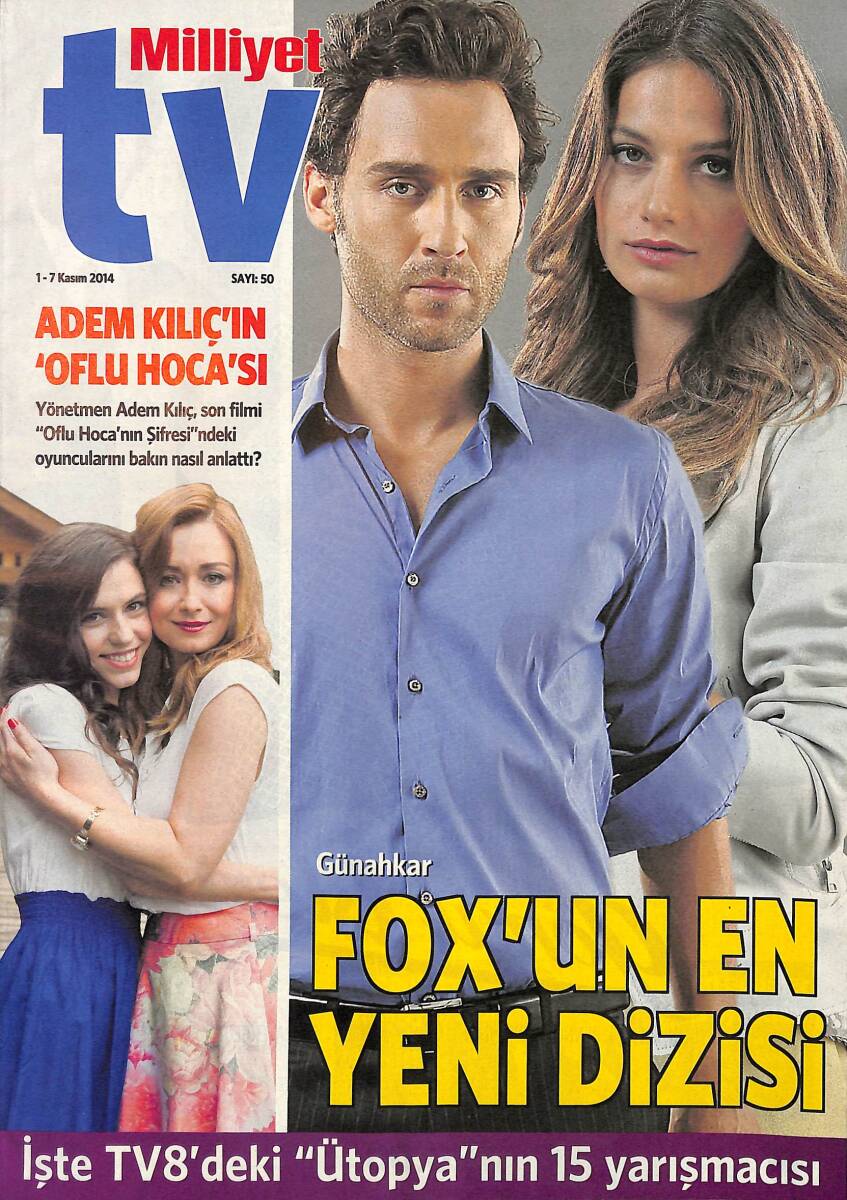Milliyet TV 1-7 Kasım 2014 Sayı : 50 - Adem Kılıç'ın Oflu Hocası - Dünyada En Çok İş Yapan 10 Türk Dizisi NDR98853 - 1