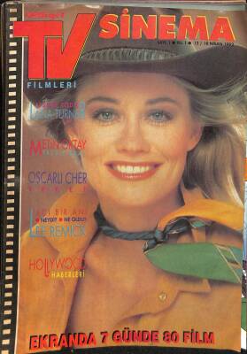 Milliyet TV Sinema Dergisi Sayı 1 12 - 18 Nisan 1992 - Efsane Yıldız Lana Turner - Metin Oktay`ın Filmi Taçsız Kral NDR63959 - 1