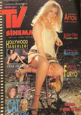 Milliyet TV Sinema Dergisi Sayı 3 26 Nisan - 2 Mayıs 1992 - Doris Day - Bonnie Ve Clyde - Sylvester Stallone, Rambo Komedi Seviyor NDR63960 - 1