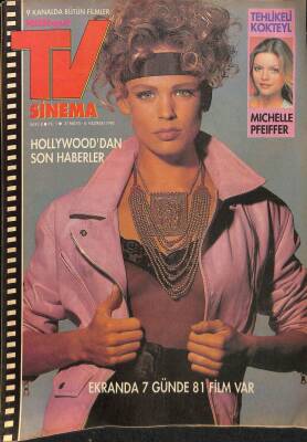 Milliyet TV Sinema Dergisi Sayı 8 31 Mayıs - 6 Haziran 1992 - Büyük Düşüş Grace Jones - Hülya Koçyiğit, Saadet Güneşi Filmi NDR63955 - 1