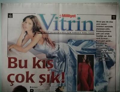 Milliyet Vitrin Gazetesi 2 Ekim 1999 Estetikli Ve Çok Mutlu -GZ37766 - 1