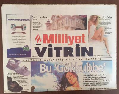 Milliyet Vitrin Gazetesi 23 Haziran 2001 - İstanbul Kazan Biz Kepçe Gezi Fiyatları GZ10020 - 1