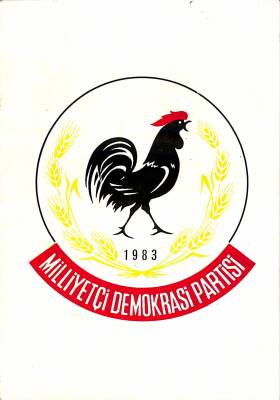 Milliyetçi Demokrasi Partisi 1983 Kartpostal KRT18544 - 1