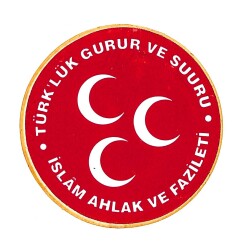 Milliyetçi Hareket Partisi Sticker AKS1710 - Gökçekoleksiyon