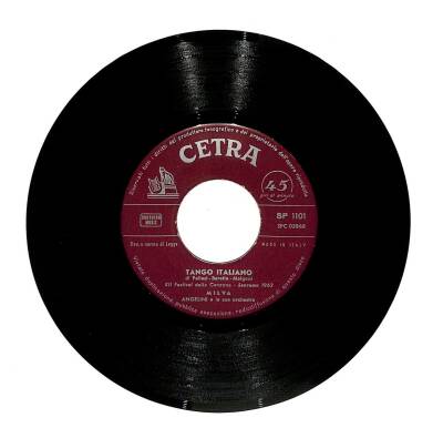 Milva Angelini La Sua Orchestra - Tango Italiano Vita PLAK (108) PLK22309 - 1