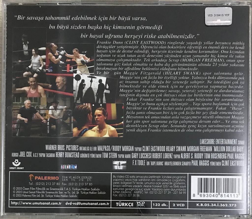 Milyonluk Bebek -Million Dollar Baby VCD Film VCD5618 - 2
