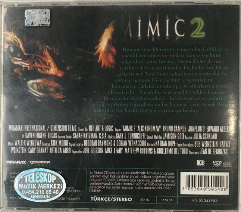 Mımıc 2 VCD Film VCD13423 - 2