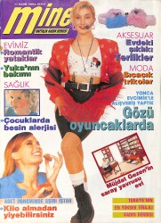 Mine Kadın Dergisi 1 Kasım 1992 - Müjdat Gezenin Saray Yavrusu Evi - Ajda Pekkan Tavşanını Yanından Ayırmıyor - Funda Öncü NDR90485 - Gökçekoleksiyon