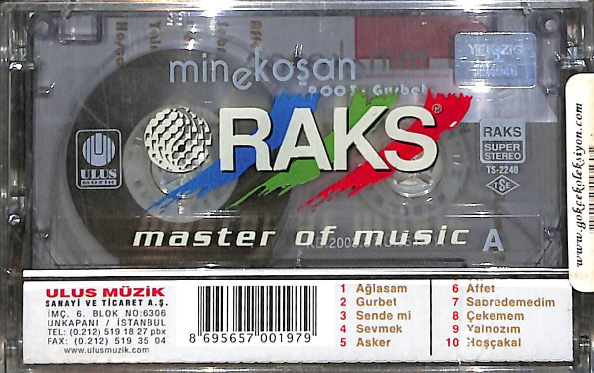 Mine Koşan - 2003 Gurbet Kaset (Sıfır) KST26757 - 2