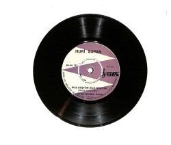 Huri Sapan - Dile Düştüm Dile Düştüm / Köprüden Geçti Gelin Mini LP PLAK (10/7.5) PLK24624 - Gökçekoleksiyon