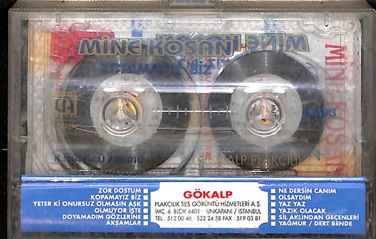 Mine Koşan - Kopamayız Biz Kaset (İkinci El) KST28595 - 2