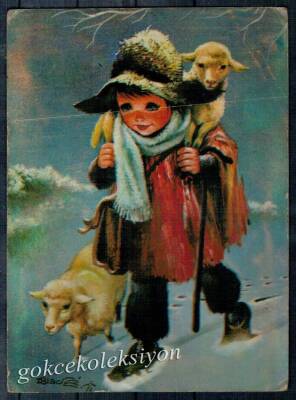 Minik Arkadaşlar Animasyon Kartpostal KRT3883 - 1