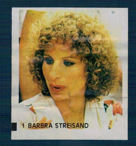 MİNTİ Sakız Kağıdı No 1 Barbra Streısand Stickers SKZ2311 - 3