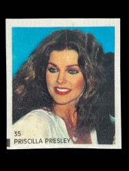 MİNTİ Sakız Kağıdı No 35 Prıscılla Presley Stickers SKZ908 - 3