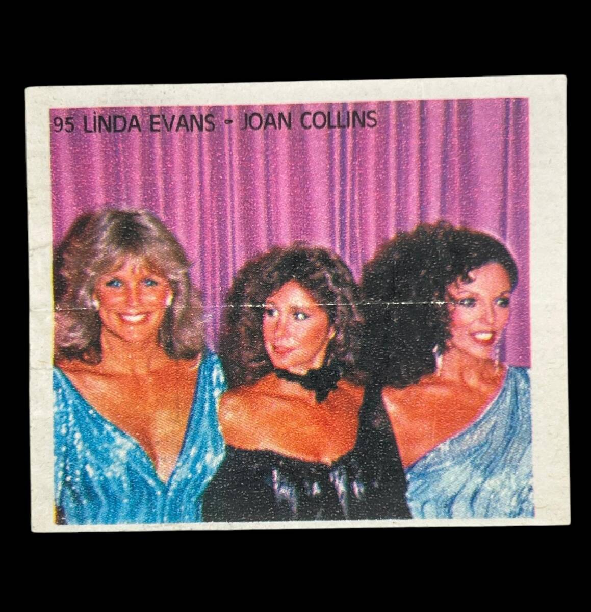 MİNTİ Sakız Kağıdı No 95 Linda Evans-Joan Collıns Stickers SKZ866 - 1